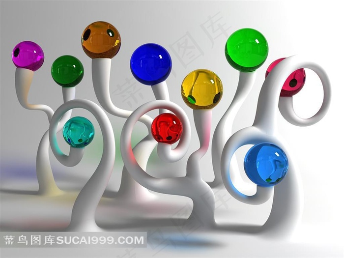 3D创意壁纸素材