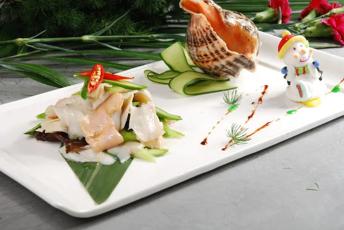 LCH0314翠绿鲜鲍炝螺片