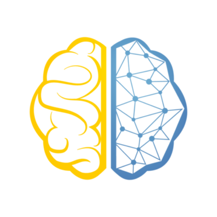 黄蓝色大脑科学技术