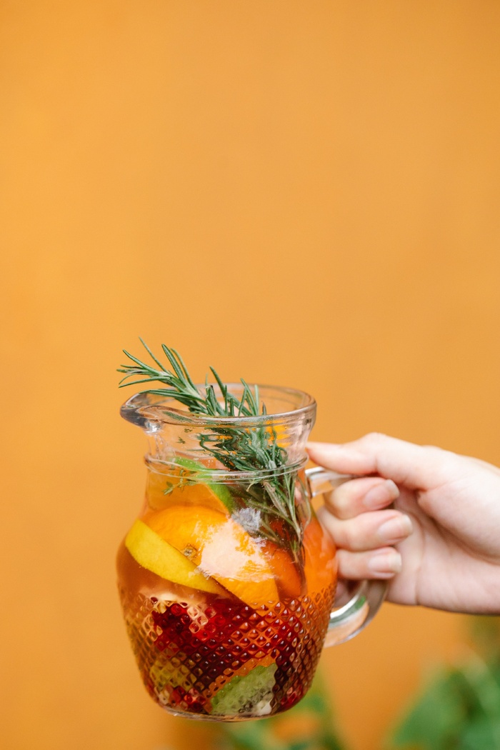 果茶水果背景素材