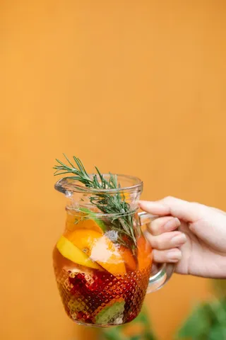 果茶水果背景素材