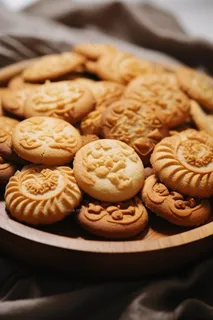 下午茶饼干曲奇甜点摄影图