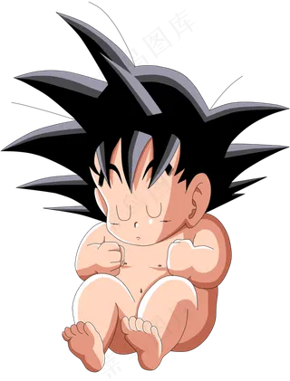 动漫七龙珠人物悟空小时候