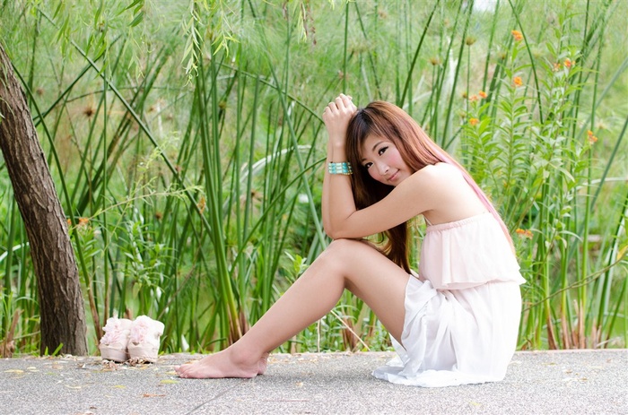 邻家女孩台大校园吴妮美女写真
