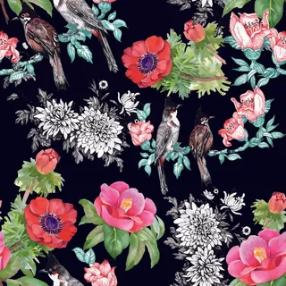 花卉唯美手绘花朵面料纹理手机壳布料面料印花服装矢量图案素材 花卉唯美手绘花朵面料纹理手机壳布料面料印花服装矢量图案素材