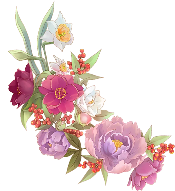 花朵花束卡通