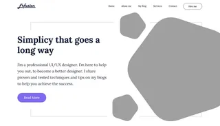 简约网站首页设计