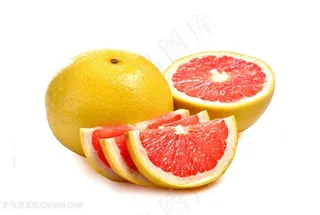 新鲜的素食柚子