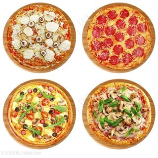 秘制美食披萨高清图片