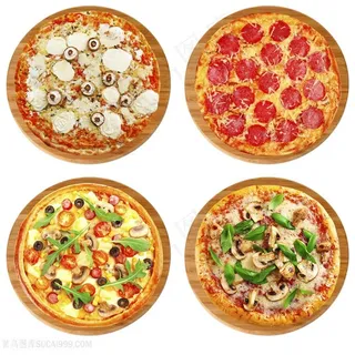 秘制美食披萨高清图片