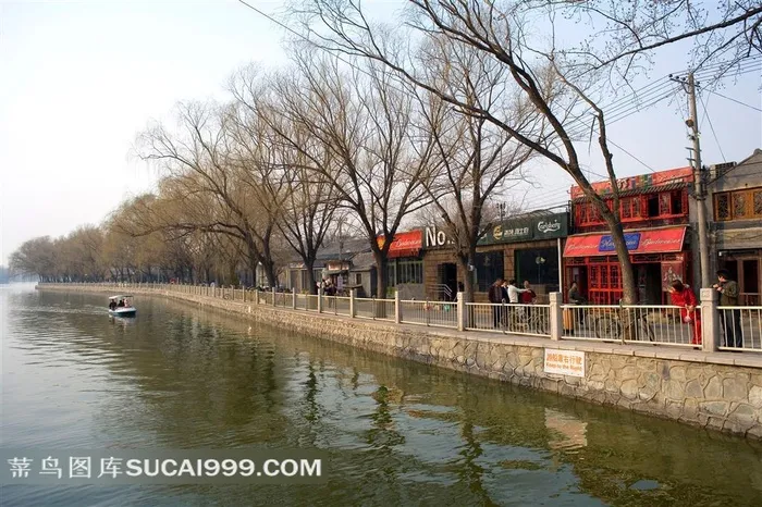 北京旅游地胡同后海