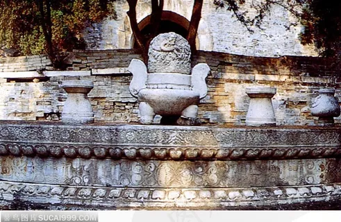 明十三陵-石五供 明十三陵-石五供