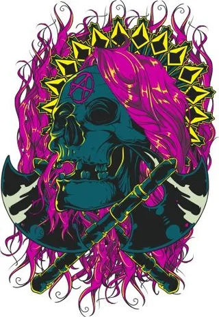 彩色纹身 PNG免抠