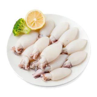 墨鱼仔海鲜超市商品红酒白底图免抠实物摄影png格式图片透明底