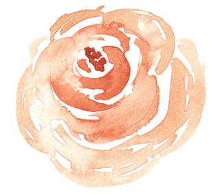 唯美森系手绘水彩花朵 免抠