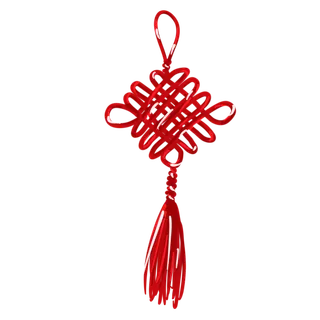 红色平安结中国结免扣素材