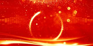 红色简约春节活动背景