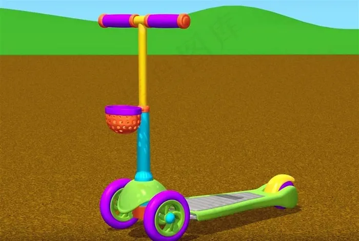 图片认知滑板车