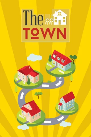 街道建筑矢量扁平插画