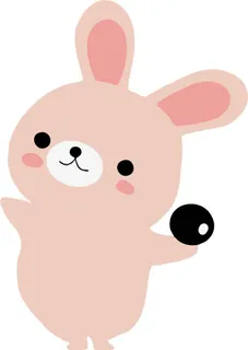 小兔子新年卡通