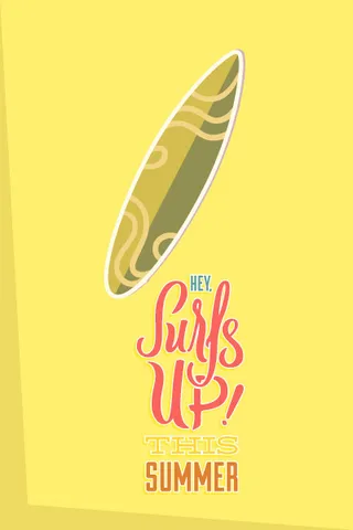 夏天海报|矢量|插画|扁平|风格