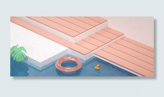 C4D场景海报banner设计