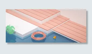 C4D场景海报banner设计