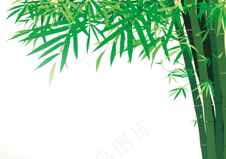 PNG 绿色竹子  