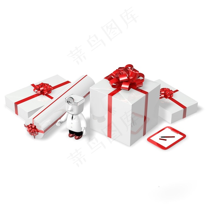礼盒模型素材