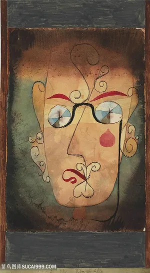 保罗克利手绘抽象人物时尚插画 保罗克利手绘抽象人物时尚插画