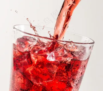 饮品摄影冰饮冰块饮料高清