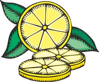 卡通动漫动画柠檬水果海报名片免扣图片素材矢量图