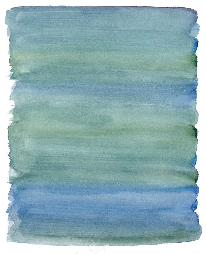 蓝色晕染渐变水彩涂抹元素背景高清图片