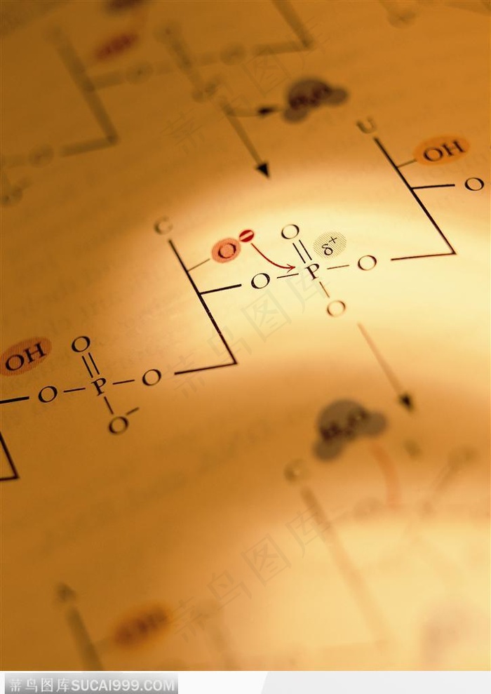 生化试验室-化学分子结构图