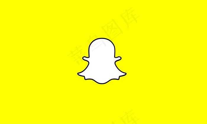 卡通幽灵黄色背景图片