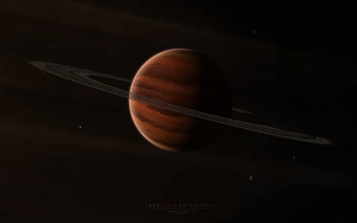 土星图景色