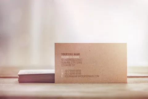 名片样机设计素材