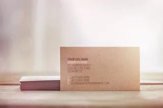 名片样机设计素材