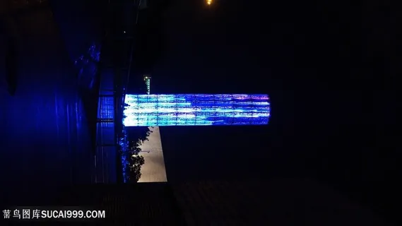 公园夜景建筑 公园夜景建筑