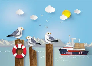 C4d插画 浮雕插画 卡通插画 背景插画