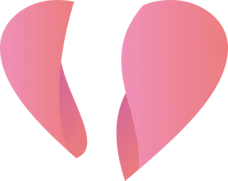 立体折纸爱心免抠元素