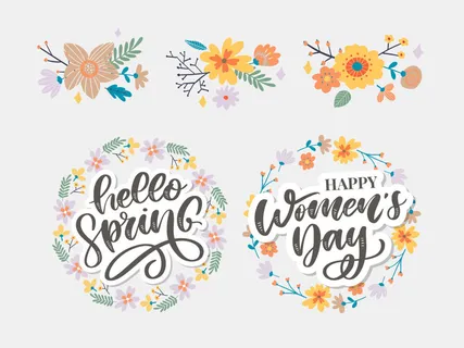 三八妇女节女神节贺卡素材