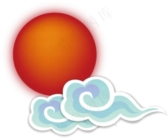 彩云  祥云图案 祥云素材 创意祥云  花边花纹 免抠