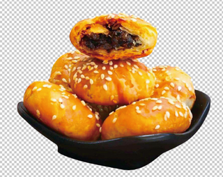 黄山烧饼免扣素材