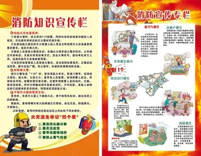 消防知识宣传栏