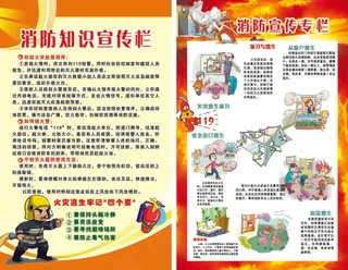 消防知识宣传栏