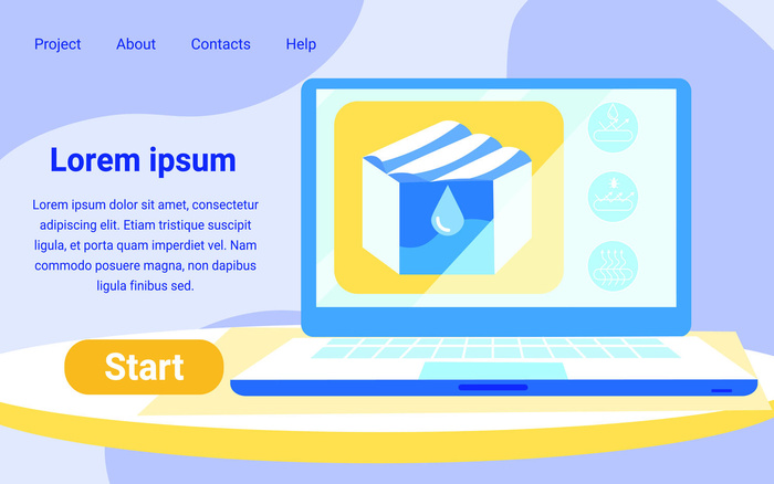 扁平化人物场景办公互联网等距ai矢量设计网页海报UI素材插画