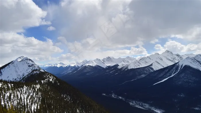 加拿大班夫国家公园风景