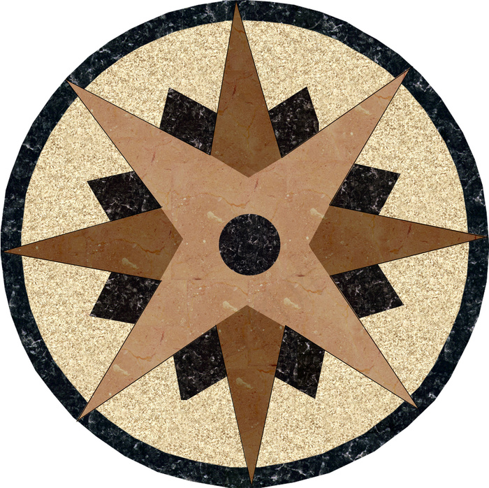 地面拼花瓷砖装饰拼花图案