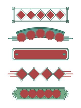 复古电商国潮港风传统文化矢量源文件
